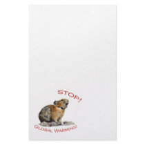 Global Warming Personalized Stationery