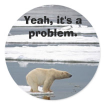 Global Warming stickers by KraziKatze Global Warming stickers