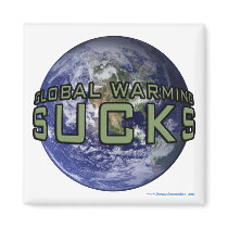 Global Warming Sucks Magnet