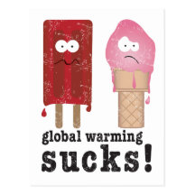 Global Warming Sucks! Postcards