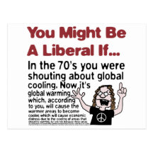 Global Warming Vs. Global Cooling Postcards