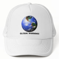 GLOBAL WARNING! hats by GarnetAllen GLOBAL WARNING! hats