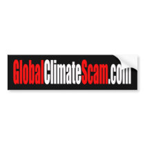 GlobalClimateScam Bumper Sticker bumper stickers by minnesotamajority GlobalClimateScam Bumper Sticker bumper stickers