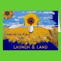 Globalflyer Kansas Launch and Land: cards