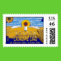 Globalflyer Launch & Land Stamp by eaglecliff Globalflyer Launch & Land Stamp