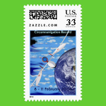 Globalflyer - Round the World, Circumnavigation... postage by eaglecliff Globalflyer - Round the World, Circumnavigation... postage