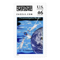 Globalflyer - Round the World Stamp by eaglecliff Globalflyer - Round the World Stamp