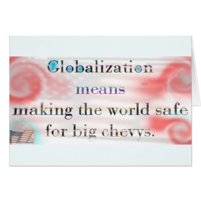 Globalization by USA (card) by hen2busi