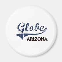 Globe Arizona City Classic Fridge Magnet