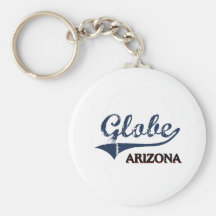 Globe Arizona City Classic Keychain