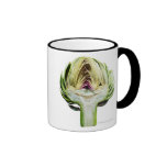 Globe artichoke half cut out mug