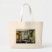 Globe, Books and Lamps Canvas Bags