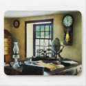 Globe, Books and Lamps mousepad