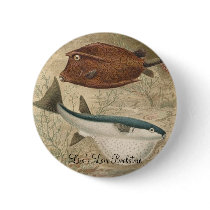 Globe Fish & Coffer Fish Bookstore Promo buttons by LisasLair Globe Fish & Coffer Fish Bookstore Promo buttons