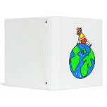 Globe Kid Vinyl Binder