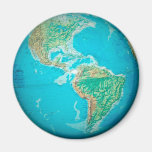 Globe Refrigerator Magnet