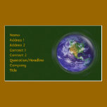 Globe Standard Card business cards