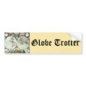 Globe Trotter bumper stickers
