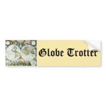 Globe Trotter bumper stickers by YesterdayCafe Globe Trotter bumper stickers
