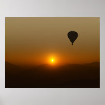 globo del aire caliente posters