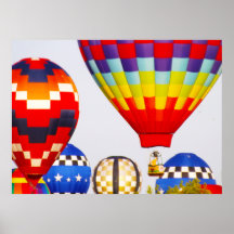 Globos del aire caliente, Fest del globo, Olathe,  Poster