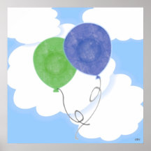 Globos flotantes posters