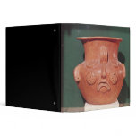 Globular vase with a face, from Kalminaljuy 3 Ring Binders