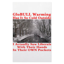 GloBULL Warming Has It So Cold Outside #1 Customized Stationery