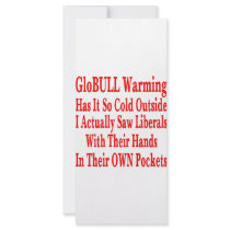 GloBULL Warming Has It So Cold Outside #2 Rack Card Template