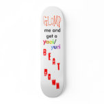 GLOMP me and get a yaoi/yuri BEATDOWN Skate Board