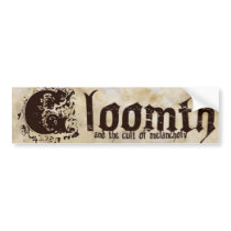 Gloomth logo Bumper Sticker