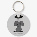 Gloomy Bunny keychains
