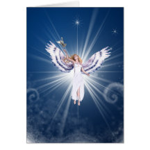 Gloria Angel Christmas Card