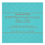 Gloria de coronación - invitaciones de la graduaci comunicado
