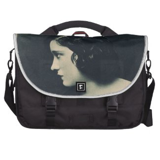 Gloria Swanson 1920 portrait silent movie actress Bag For Laptop