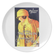 Gloria Swanson Bluebeard's 8th Wife 1923 film Dinner Plate