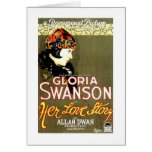 Gloria Swanson Her Love Story movie poster cards