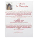 Gloria's Pet Photography Letterhead by iona847 Gloria's Pet Photography Letterhead