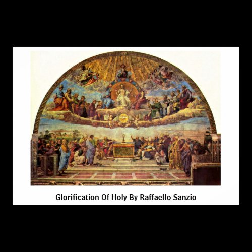 Glorification Of Holy By Raffaello Sanzio Poster