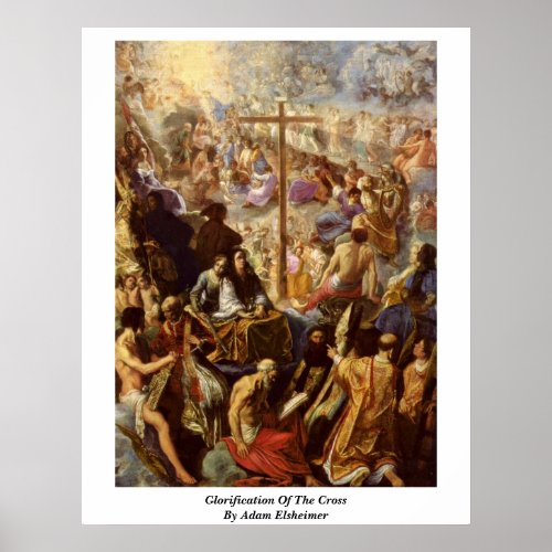 Glorification Of The Cross By Adam Elsheimer Posters