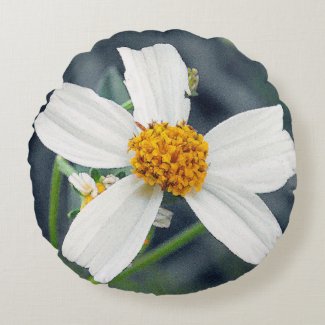 Glorify the lawn weed. round pillow