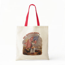 Glorious Banner! - Budget Tote bags by bontondesigns Glorious Banner! - Budget Tote bags