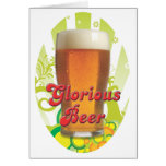 Glorious Beer Greeting Card