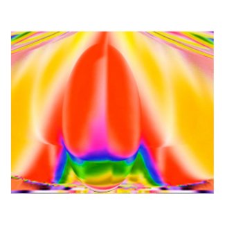 Glorious RoseBud Heart print