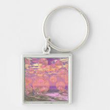 Glorious Skies – Pink and Yellow Dream Key Chain