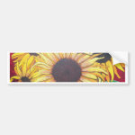Glorious Sunflowers Bumper Stickers Glorious Sunflowers Bumper Stickers