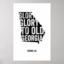 Glory Glory (Black) Print