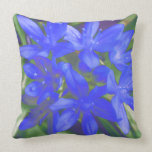 Glory of the Snow Fluorescent Blue Pillow