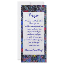 Glory Prayer Card Customized Rack Card