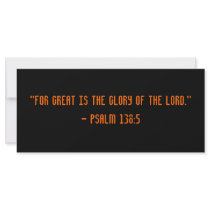 Glory to God Bookmark rack cards
